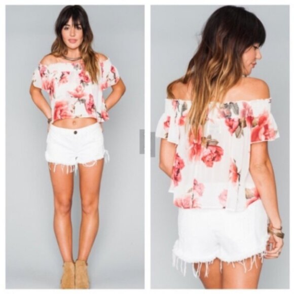 Show Me Your Mumu Tamale Off Shoulder Top - Size L  🌻 - Picture 2 of 7